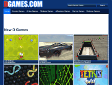 Tablet Screenshot of dgames.com